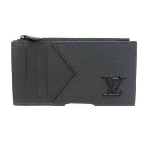 Louis Vuitton LV Aerogram Noir Black Coin Card Holder - Picture 1 of 1